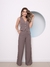 Doutoras Modas Conjunto Longo Calça e Colete Alfaiataria Gabardine Com Bolso Social Fashion 189