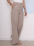 Doutoras Modas Calça Pantalona Alfaiataria Gabardine Feminina Social Wide Leg G120 - Doutoras Modas