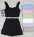 Doutoras Modas Conjunto Feminino Cropped e Shorts Saia Modelo Verão Moda 2025 LT210 - Doutoras Modas