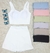 Doutoras Modas Conjunto Feminino Cropped e Shorts Saia Modelo Verão Moda 2025 LT210