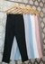 Doutoras Modas Calça Feminina Estilo Capri com Detalhe em Corte na Barra Verão LT212