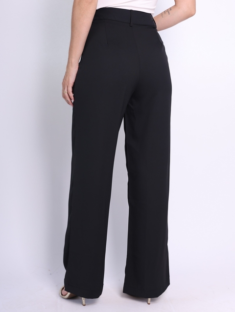 Doutoras Modas Calça Social Tecido Alfaiataria Liberty Elegante Detalhe com Dois Botões na Cintura 217