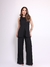Doutoras Modas Conjunto Gabardine Calça Pantalona e Colete Acinturado com Recorte em V Moderno Elegante 860000 - Doutoras Modas