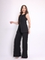 Doutoras Modas Conjunto Gabardine Calça Pantalona e Colete Acinturado com Recorte em V Moderno Elegante 860000
