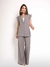 Doutoras Modas Conjunto Luis Twill Feminino Calça e Blazer Moderno Elegante Estilo Terno 862000 - Doutoras Modas