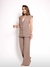 Doutoras Modas Conjunto Luis Twill Feminino Calça e Blazer Moderno Elegante Estilo Terno 862000