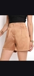 Doutoras Modas Short Feminino de Cetim Cintura Alta C173
