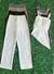 Doutoras Modas Conjunto Positano Calça Pantalona e Blusa Assimétrica com Alça Fina Elastano nas Costas Tendência 863000 - Doutoras Modas