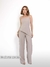 Imagem do Doutoras Modas Conjunto Positano Calça Pantalona e Blusa Assimétrica com Alça Fina Elastano nas Costas Tendência 863000