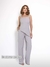 Doutoras Modas Conjunto Positano Calça Pantalona e Blusa Assimétrica com Alça Fina Elastano nas Costas Tendência 863000 - loja online