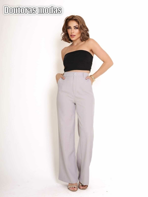 Doutoras Modas Calça Luis Twill Estilo Social Bolsos Laterais Detalhe com Bolso Atrás 864000 - comprar online