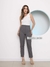 Doutoras Modas Calça Feminina Alfaiataria Cintura Alta Moda Elegante Blogueirinha com Bolsos Zr 8444 - comprar online