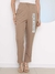 Doutoras Modas Calça Feminina Alfaiataria Cintura Alta Moda Elegante Blogueirinha com Bolsos Zr 8444
