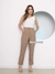 Doutoras Modas Calça Feminina Alfaiataria Cintura Alta Moda Elegante Blogueirinha com Bolsos Zr 8444 - loja online