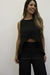 Doutoras Modas Conjunto Feminino Blusa Cropped Desconstruída e Calça Cintura Alta 87300 - loja online