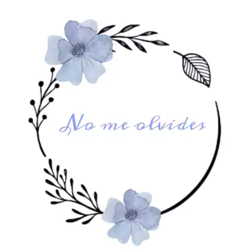 no me olvides