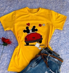 Blusa Tshirts - Mickey e Minnie