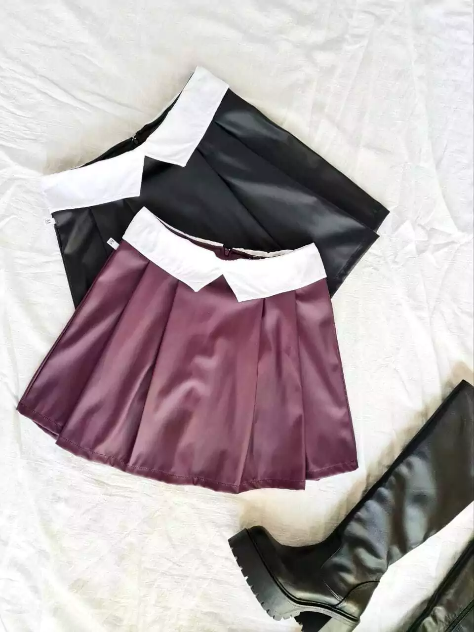 Pollera Tableada (Cuerina)