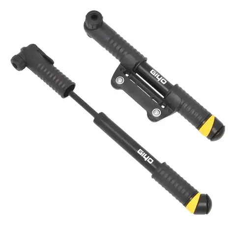 Inflador de Mano Giyo GP-02 Doble Acción Aluminio Presta/Schrader