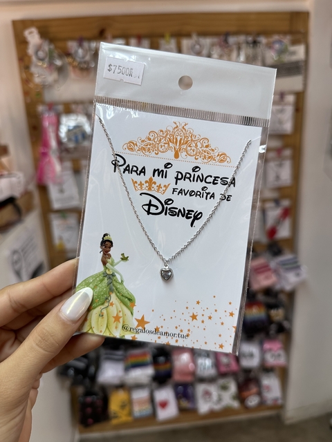 Collar corazón plateado - comprar online