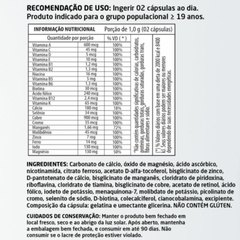 Polivitamínico de A-Z Premium 60 cápsulas 500mg Herbalize - comprar online