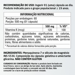 Vitamina K2 60 cápsulas 500mg Herbalize - comprar online