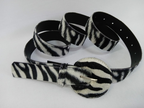 Cinto Plus Size Zebrinha Animal Print