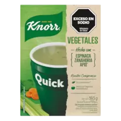 SOPA QUICK VEGETALES