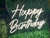 Anuncio de neón "happy birthday" - comprar en línea