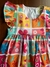 Imagem do Vestido bebê estampado flores cava babado