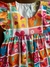 Vestido bebê estampado flores cava babado na internet