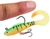 Isca Artificial Jig de Silicone Peixinho Verde 6cm 4gr - comprar online