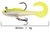 Isca Artificial Jig de Silicone Peixinho Amarelo 6cm 4gr - comprar online