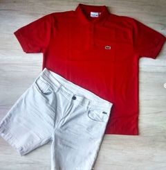 Bermuda gabardina Lacoste (Nacional) - comprar online