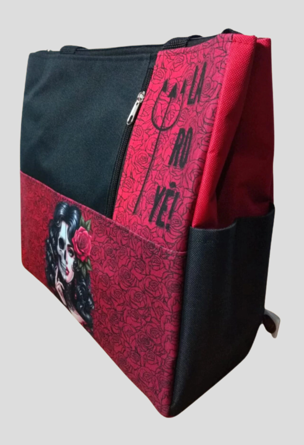 Bolsa Rosa Caveira