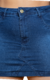 Imagem do Short Saia Feminino - Jeans Escuro