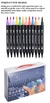 Kit De Marcadores de Arte de Aquarela 12/48/60/72/100/132 Cores - Ebenezer Papelaria