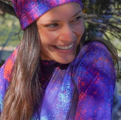 CAMISETA DEPORTIVA TÉRMICA MUJER. Mod: Violeta - NP outdoor