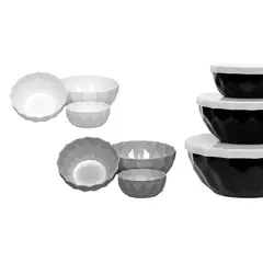 SET DE 3 BOWLS CON TAPA