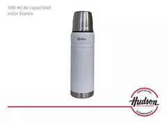 Imagen de Termo Hudson 500 Ml Acero Blanco De Acero Inoxidable