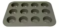 Molde Muffins Cupcakes Silicona Horno X12