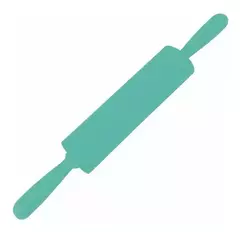 PALO DE AMASAR GIRATORIO DE SILICONA LINEA SOFT