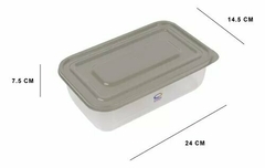 Tupper Hermetico Plastico bajo 2l - comprar online