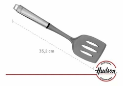 Espátula Calada Hudson Nylon Con Mango De Acero Inoxidable - comprar online