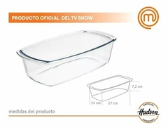 Molde De Pan Y Budin Hudson Vidrio Templado 27x14x7 Cm - comprar online