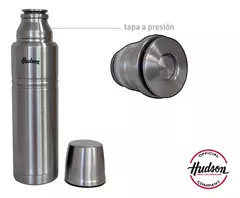 Termo Hudson Acero Pulido 1 Litro De Acero Inoxidable - ABRUZZO BAZAR