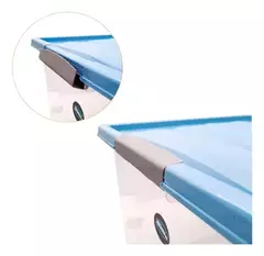 Organizador Contenedor Caja Plástica 18 Lts C/traba - comprar online