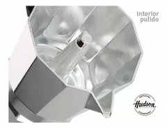 Cafetera Esmaltada Hudson Gris Estilo Italiana 6 Tazas en internet