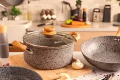 Bateria granito stone forjado antiadherente hudson - ABRUZZO BAZAR