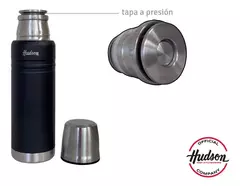Termo Hudson 500 Ml Acero Negro De Acero Inoxidable - tienda online